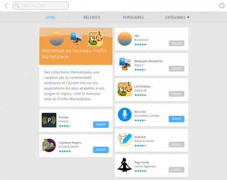 Bienvenue au nouveau Firefox Marketplace le 2014-08-26