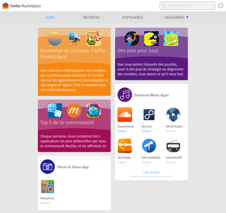 Firefox Marketplace au 2014-08-26