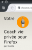 Votre coach vie privée pour Firefox par Mozilla