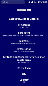 Ipdetail pour Firefox OS