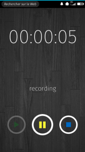 Recorder sur Firefox OS