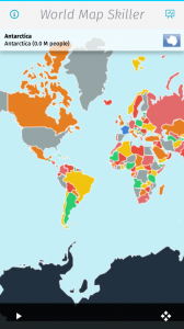 World Map Skiller : Antartica