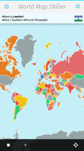 World Map Skiller : Where is Lesotho?