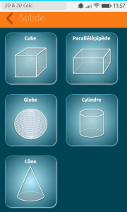 2D & 3D Calc : solides