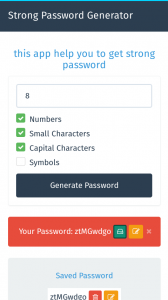 Password Generator Firefox OS