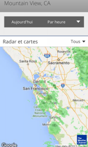 The Weather Channel : carte et radar