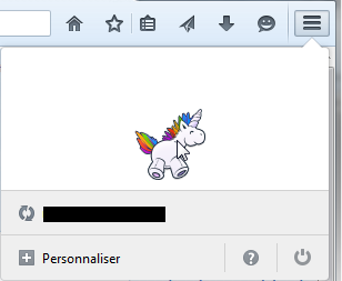 L'easter egg de Firefox : licorne dansante