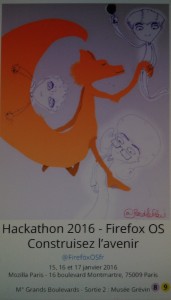 Retour sur hackathon Firefox OS de janvier 2016