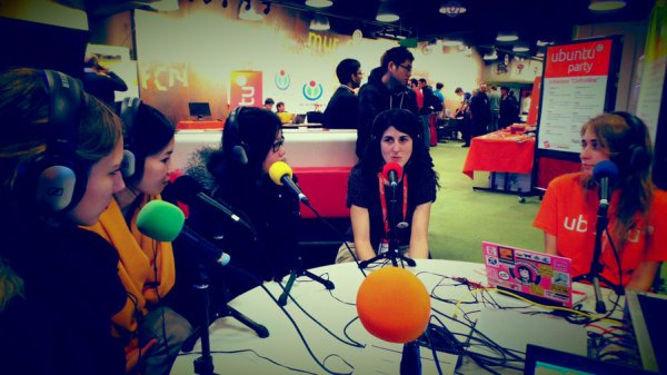 Radio à l'Ubuntu Party Paris 2015