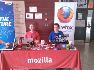 RMLL 2015 : stand Mozilla durant la semaine