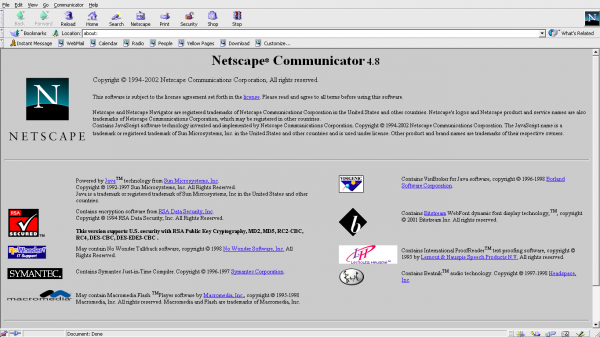 Netscape Communicator 4.8